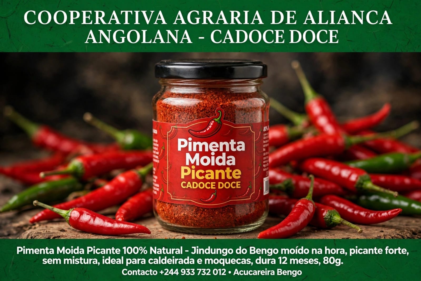 Jindungo, farinha e temperos que o cliente angolano procura