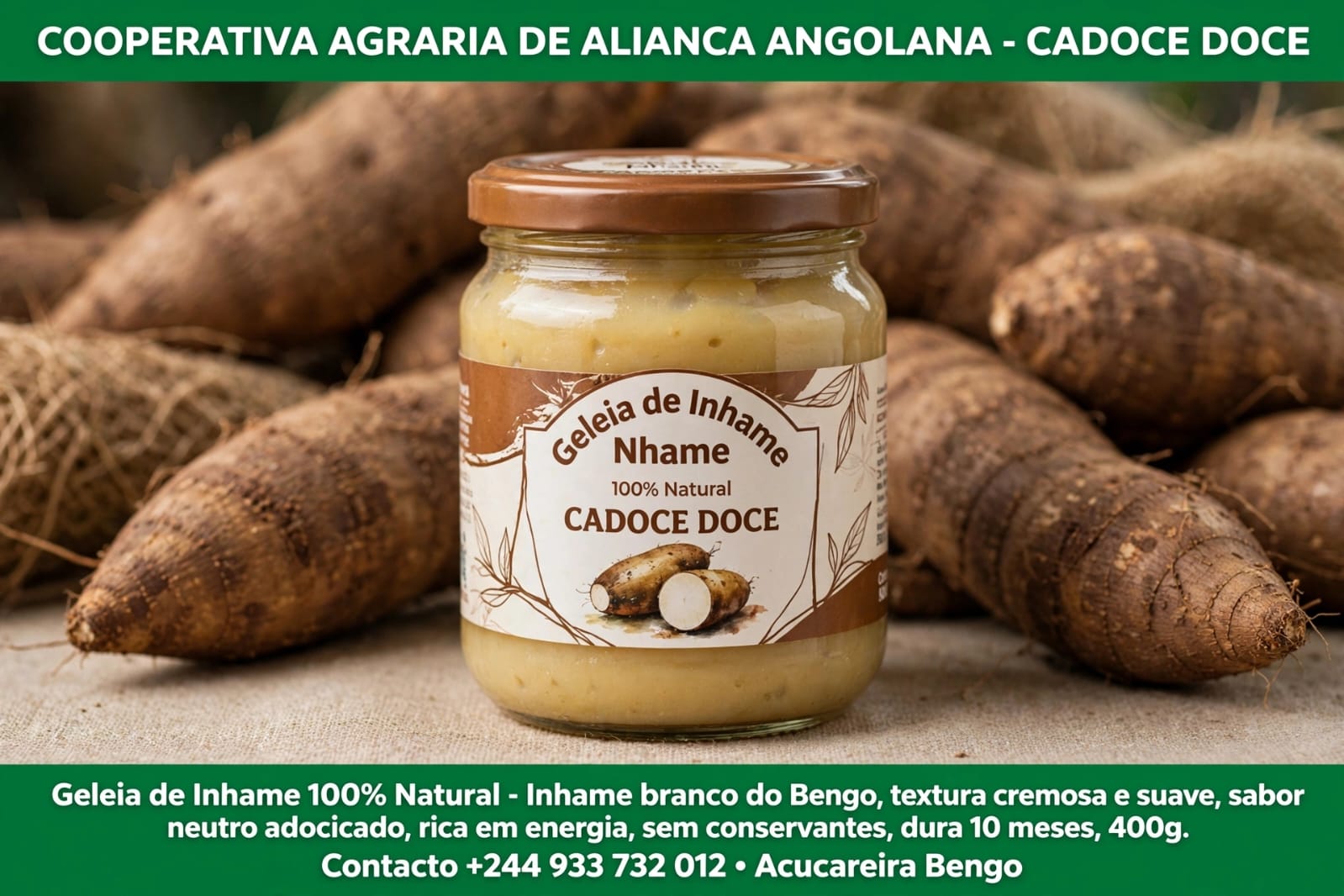 Geleia de Inhame (Nhame)
